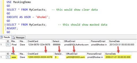 data masking in sql server 2016|Dynamic Data Masking In SQL Server .